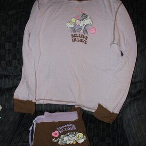 Looney Tunes Sylvester and Tweety Pajama Set